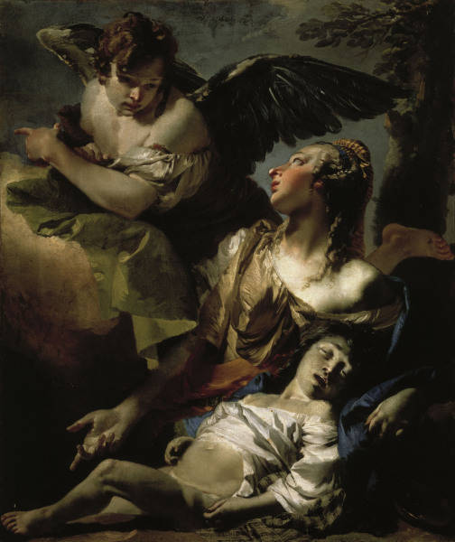 Hagar & Ismael / Tiepolo / c.1732 from Giovanni Battista Tiepolo