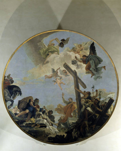 G.B.Tiepolo / Glorification of the Cross from Giovanni Battista Tiepolo