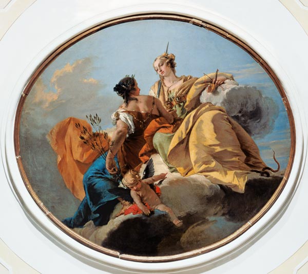 G.B.Tiepolo / Pax & Justitia /Ptg./ 1731 from Giovanni Battista Tiepolo