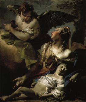 Hagar & Ismael / Tiepolo / c.1732