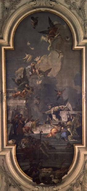 The Institution of the Rosary by St. Dominic