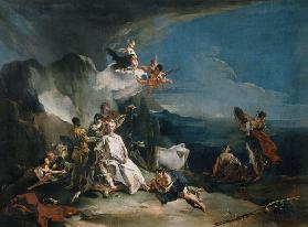 Tiepolo, Giovanni Battista 1696-1770. ''The Abduction of Europa'', early work, (Jupiter in disguise