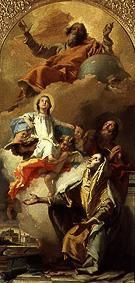 The vision of St. Anna. from Giovanni Battista Tiepolo