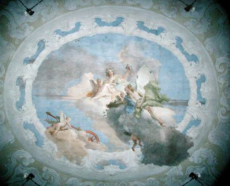 Zephyr and Flora from Giovanni Battista Tiepolo