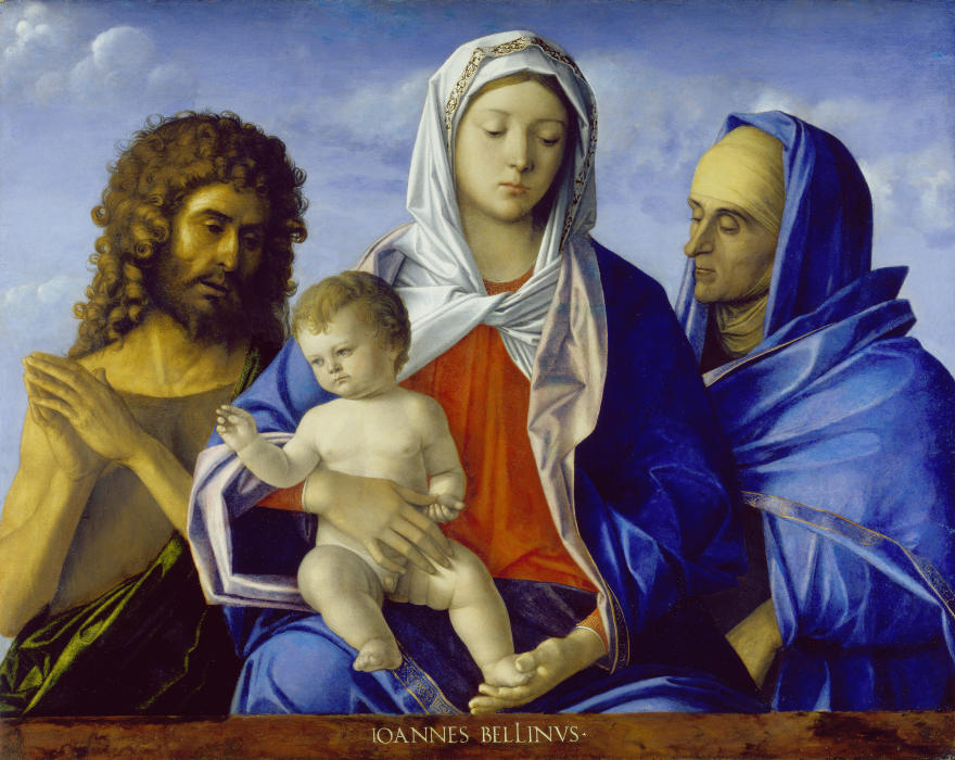 Madonna and Child with Saints John the Baptist and Elizabeth from Giovanni Bellini