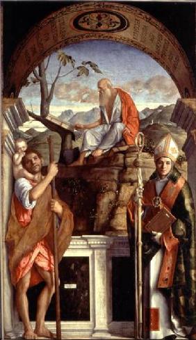 St. Jerome, St. Christopher and St. Augustine