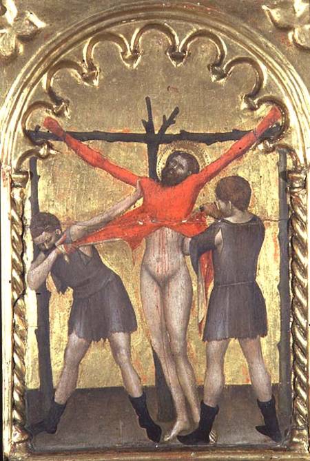 Christ on the Cross, detail from the polytych of the Spedale della Misericordia from Giovanni  da Milano