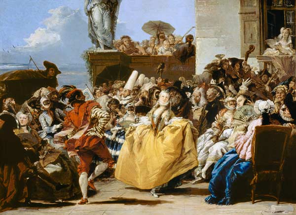 The Minuet or Carnival Scene from Giovanni Domenico Tiepolo
