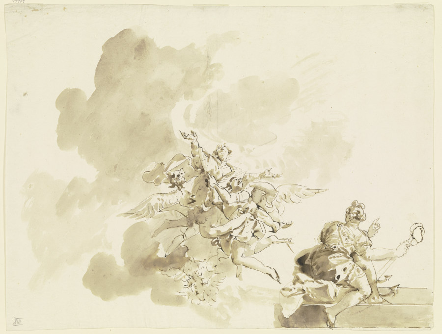 Himmelfahrt einer Heiligen from Giovanni Domenico Tiepolo