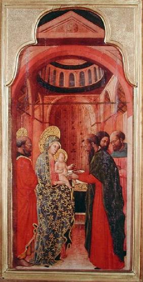 The Circumcision, from an altarpiece depicting scenes from the life of the Virgin