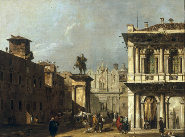 G.Migliara /Capriccio w.Venetian Build. from Giovanni Migliara