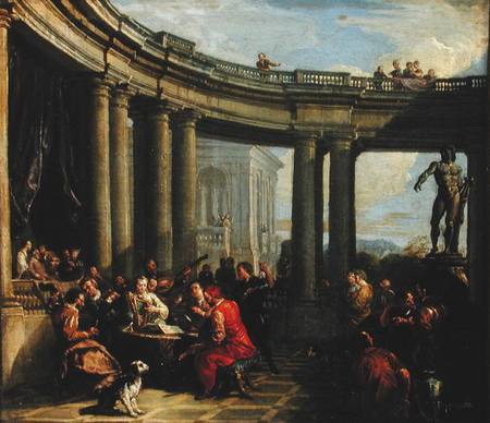 Concert in a Circular Gallery from Giovanni Paolo Pannini