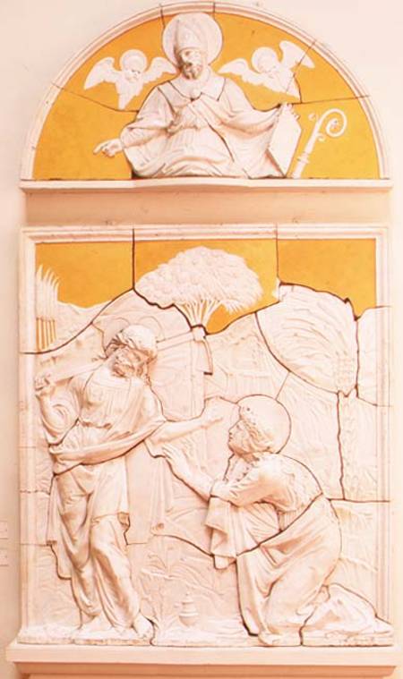 Noli Me Tangere, bas relief from Giovanni Rustici and Giovanni della Robbia