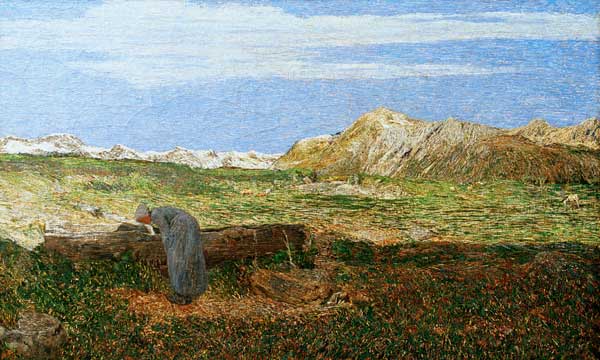 Segantini/ Landscape in the Alps / 1893 from Giovanni Segantini