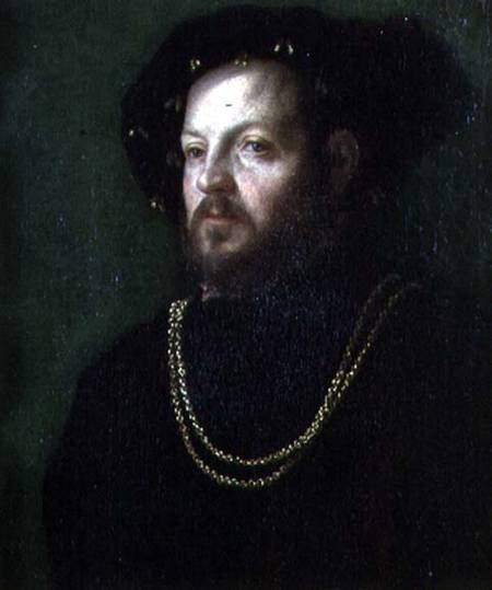 Portrait of a man from Girolamo da Carpi