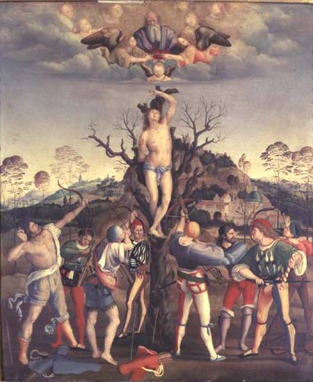 The Martyrdom of Saint Sebastian from Girolamo Genga