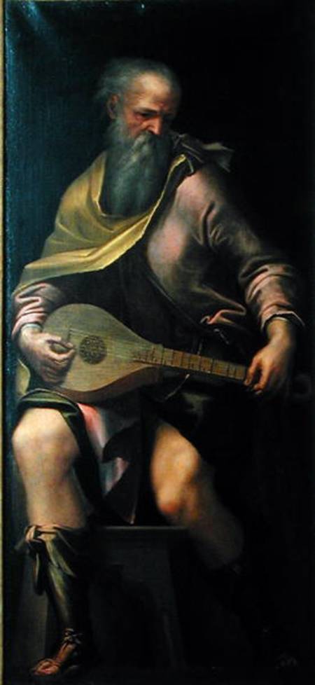 Lute player from Girolamo Mazzola Bedoli