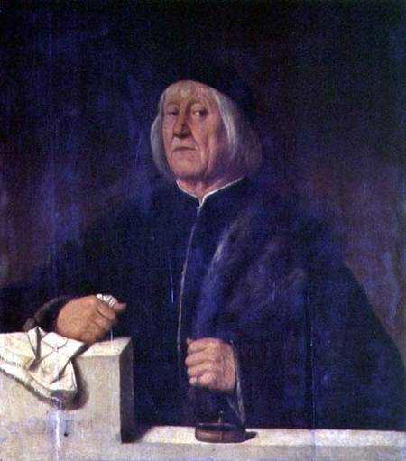 Portrait of Theophile Folengo (panel) from Girolamo Romanino