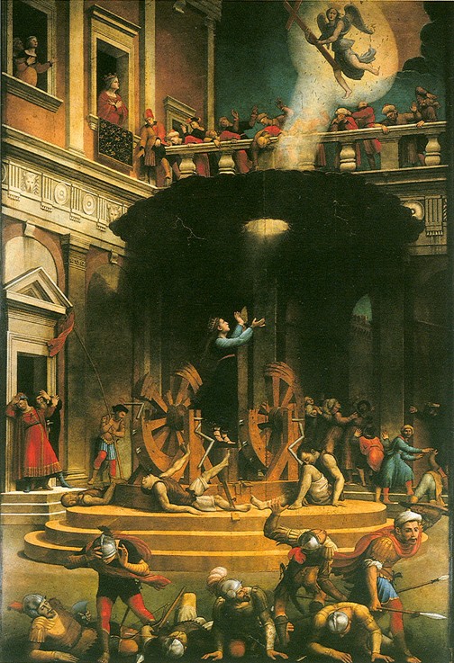 The Martyrdom of Saint Catherine of Alexandria from Giuliano Bugiardini