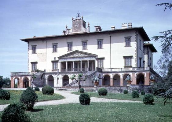 The Medici Villa designed by Giuliano da Sangallo (c.1443-1516) for Lorenzo the Magnificent, 1480 (p from Giuliano Giamberti da Sangallo