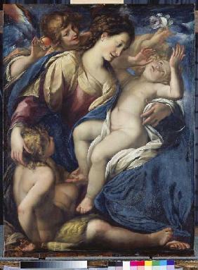 Maria mit dem Jesus- und Johannesknaben.