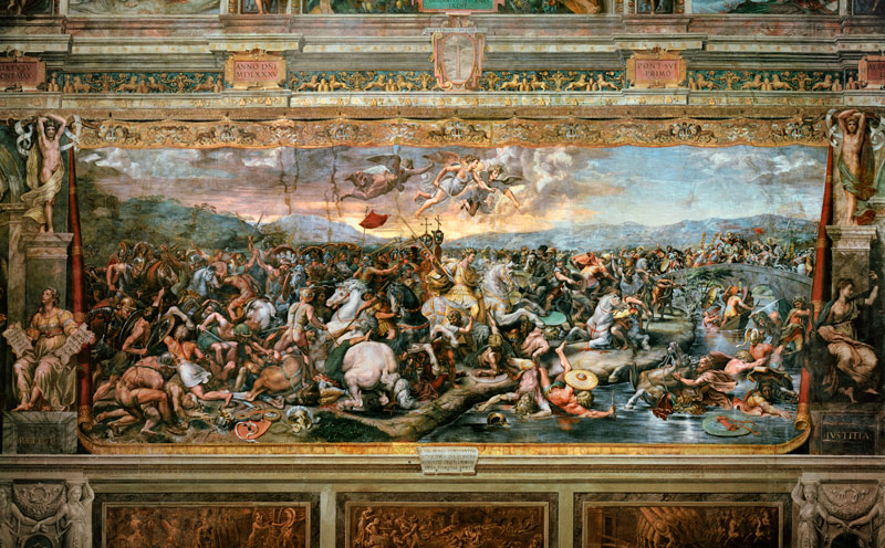 The Battle of Constantine from Giulio Romano