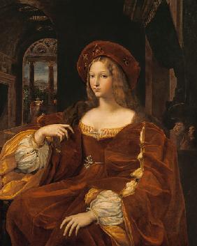 Portrait of Jeanne of Aragon (c.1500-77) wife of Ascannio Colonna, Viceroy of Naples