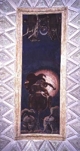 Apollo driving the Chariot of the Sun, ceiling decoration in the Camera del Sole