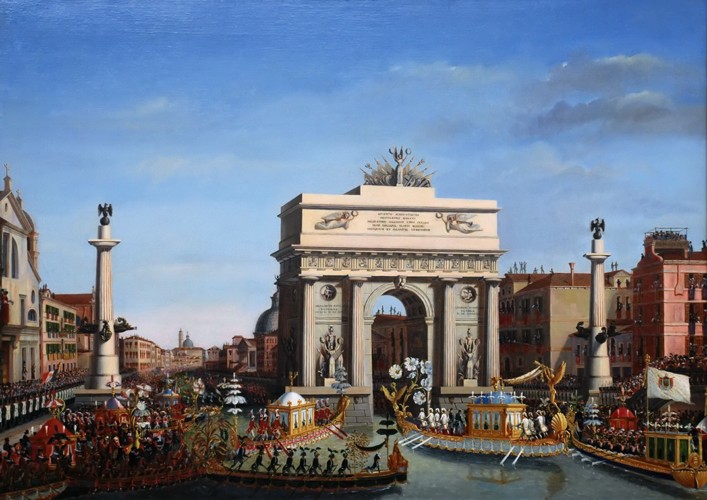 The Entry of Napoleon into Venice on the 29th of November 1807 from Giuseppe Borsato