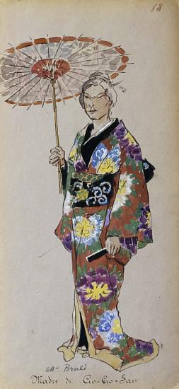 Costume of Cio-Cio-Sans mother from Madama Butterfly by Giacomo Puccini