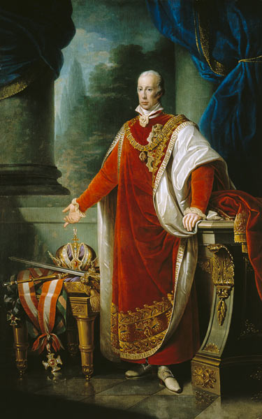 Franz I of Austria / Painting by Tominz from Giuseppe Tominz