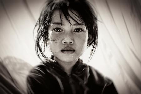 Bambina Cambogiana