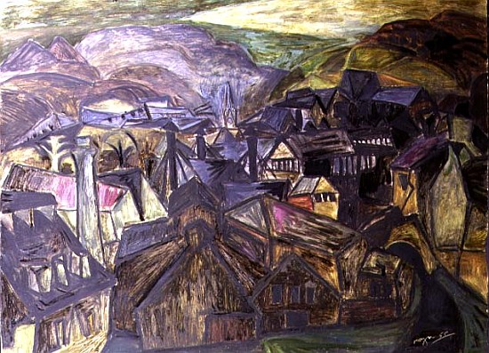 The Chain Works, Pontypridd, 1955 (oil on canvas)  from Glyn  Morgan