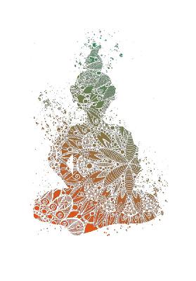 Buddha Mandala Silhouette