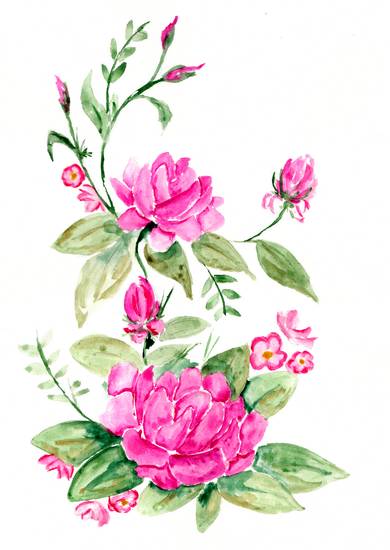 Rosa Rosen Ornament