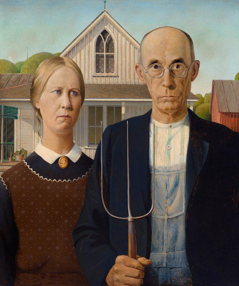 American Gothic from Grant Wood