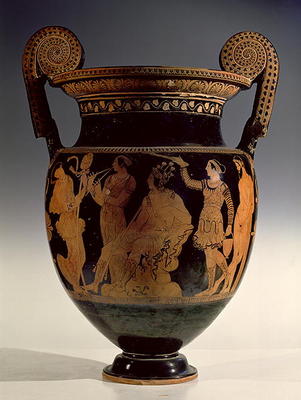 Karneia, or Harvest Festival, red-figure volute krater, late 5th century BC - early 4th century BC ( from Greek