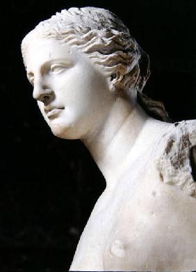 Venus de Milo, detail of the head, Hellenistic period