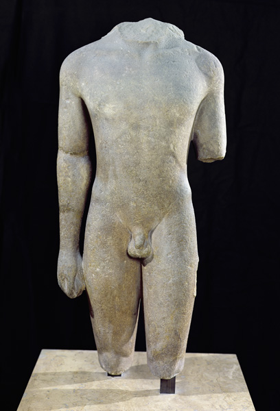 Torso of Kouros, from Actium from Greek