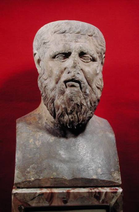 Bust of Plato (c.427-347 BC) copy of a 4th century BC original from Greek School