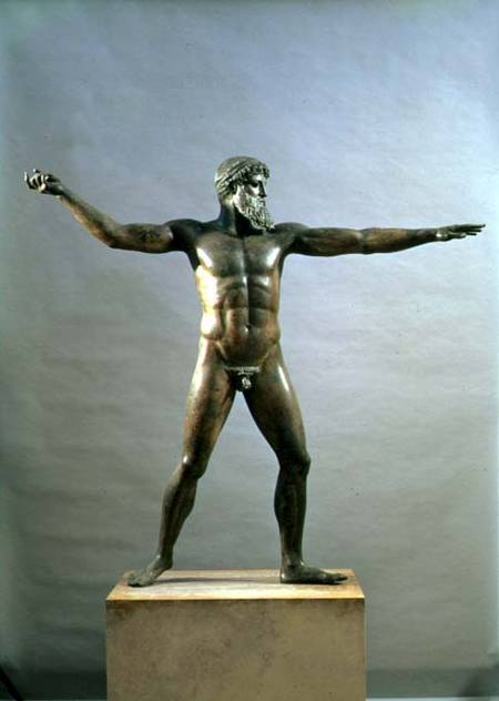 Statue of Poseidon from Greek School