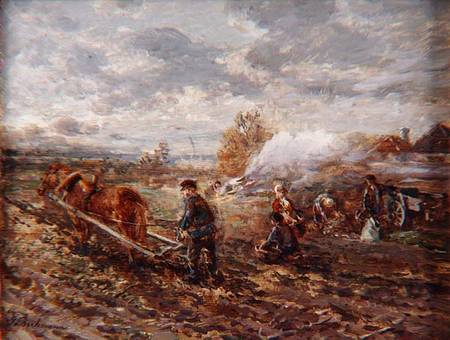 Winter Ploughing from Gregor von Bochmann