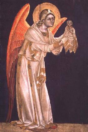 Angel (tempera on panel)