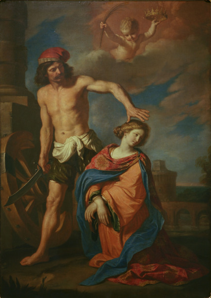 Guercino / Martyrdom of St. Catherine from Guercino (eigentl. Giovanni Francesco Barbieri)