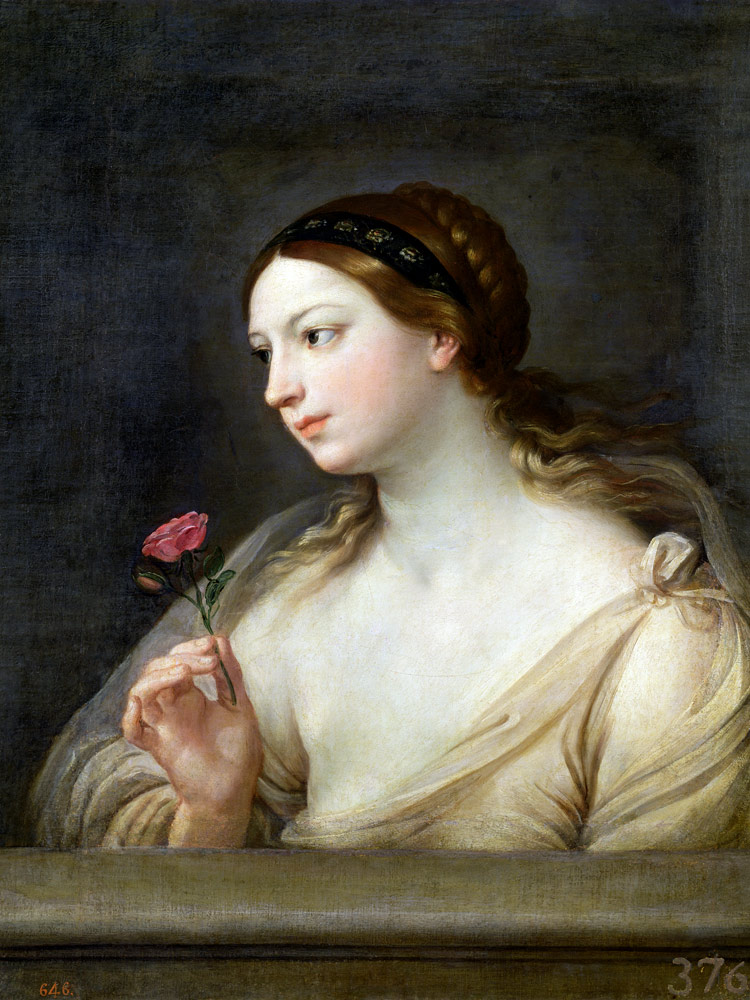 Girl with a Rose from Guido Reni