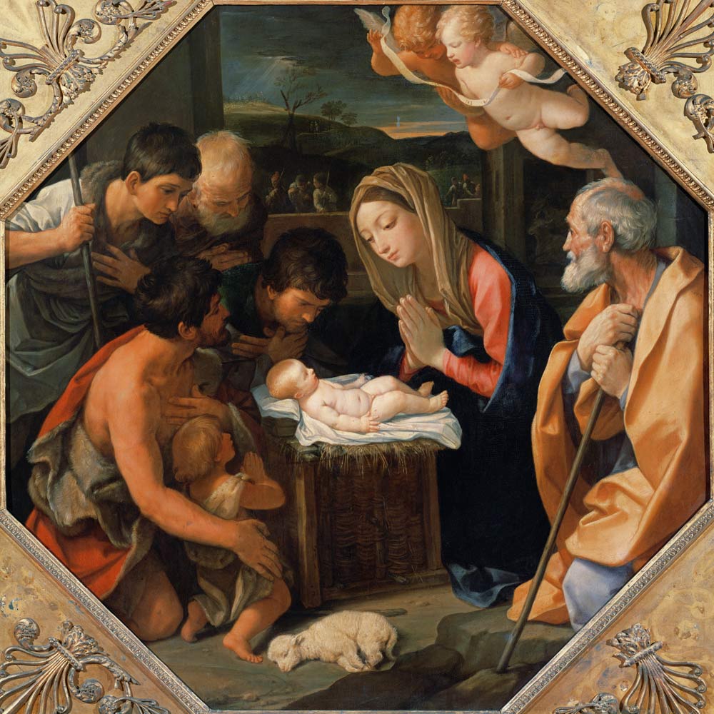 The Adoration of the Shepherds from Guido Reni