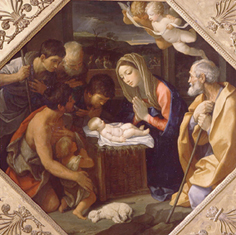 Die Anbetung des Christkindes durch die Hirten from Guido Reni