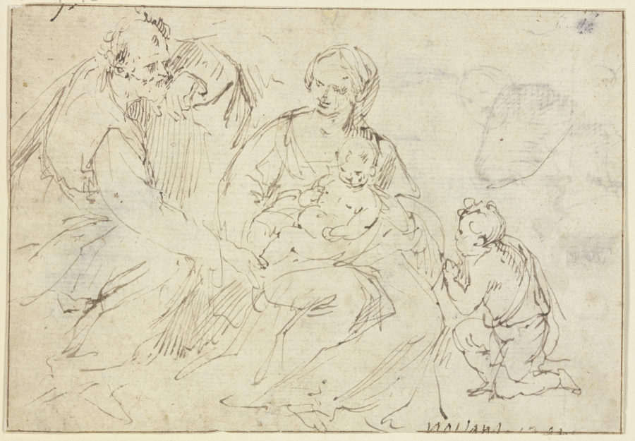 Heilige Familie mit dem knienden Johannesknaben from Guido Reni