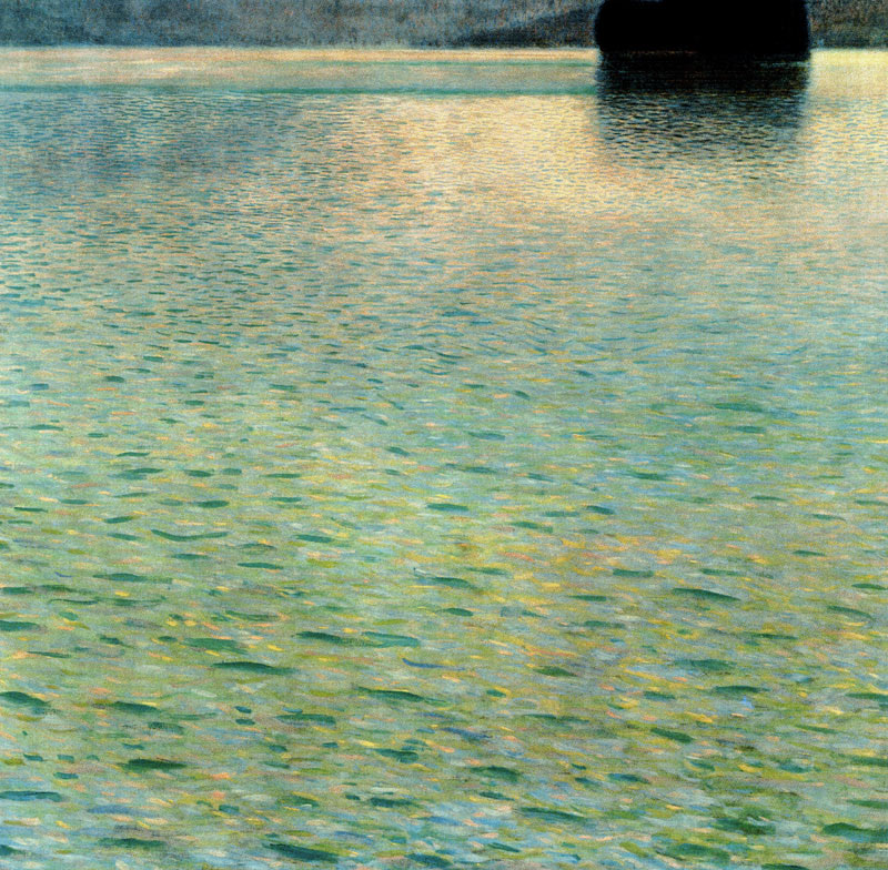 Island in the Attersee from Gustav Klimt