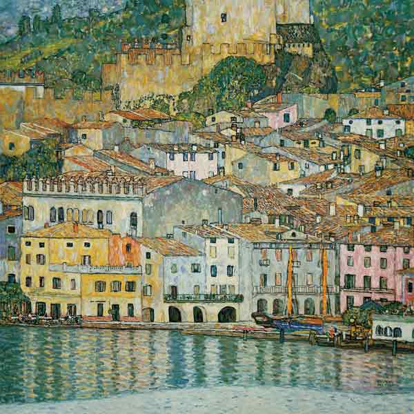 Malcesine am Gardasee from Gustav Klimt